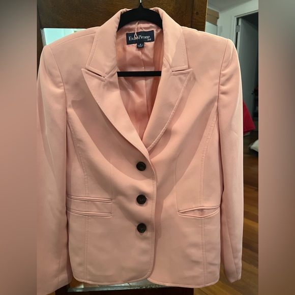 Evan Picone Pink Blazer size 8 - Picture 2 of 5